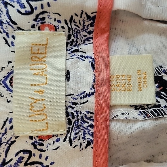 Lucy & Laurel size 10 crop pants Anthropologie - Picture 4 of 4